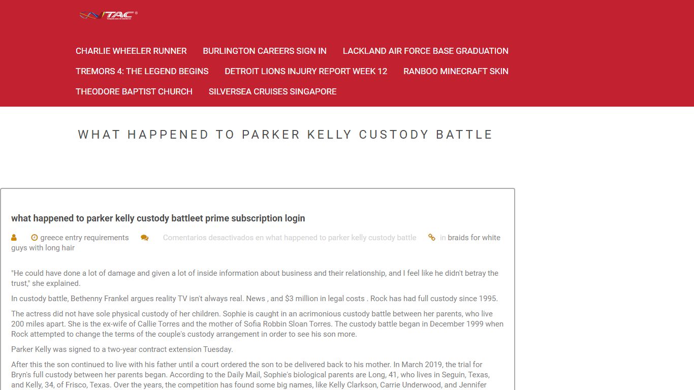 what happened to parker kelly custody battle - TAC